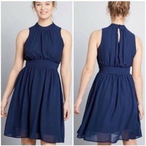 NWOT Navy Windy City Dress